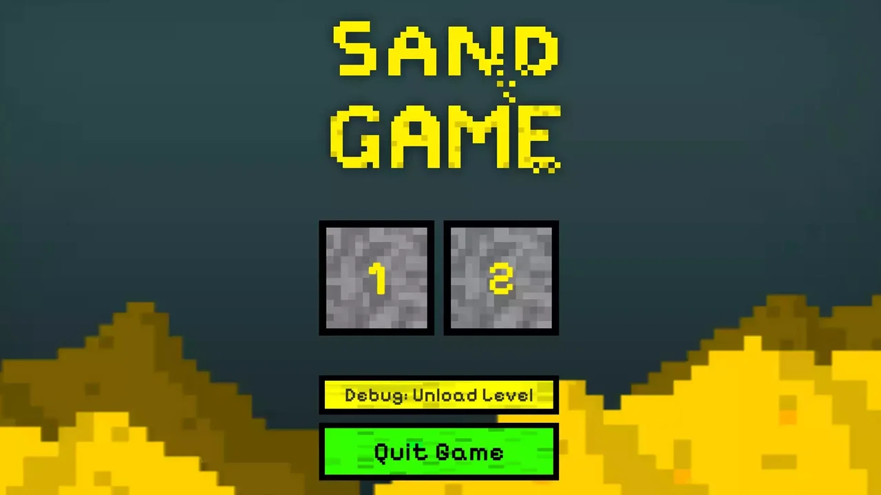 Falling Sand Game Template - Pixel Simulation