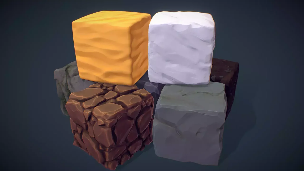 Cube Bundle - PBR Handpainted Series