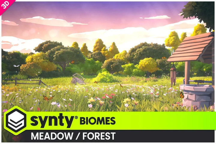 POLYGON Meadow Forest - Nature Biomes - Low Poly 3D Art by Synty