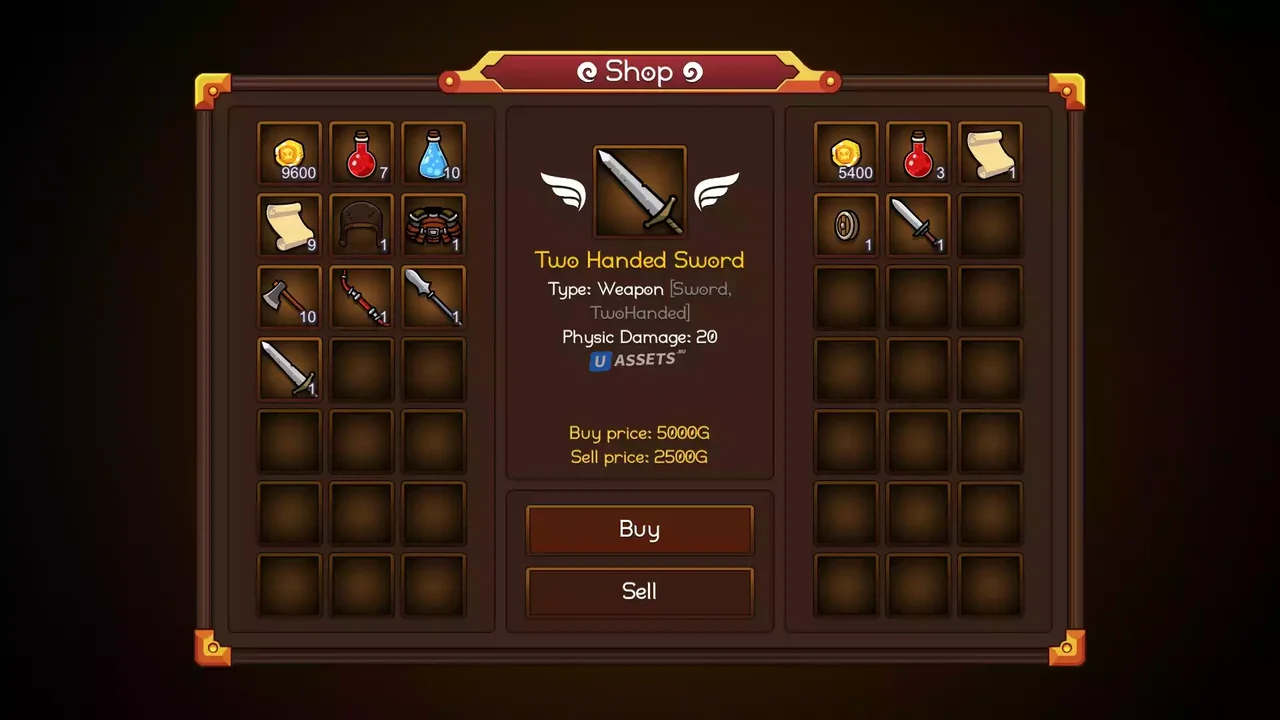 Fantasy Inventory System