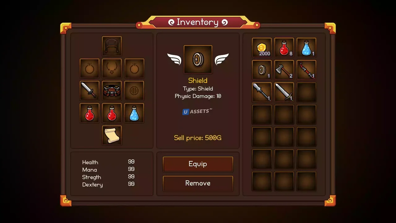 Fantasy Inventory System