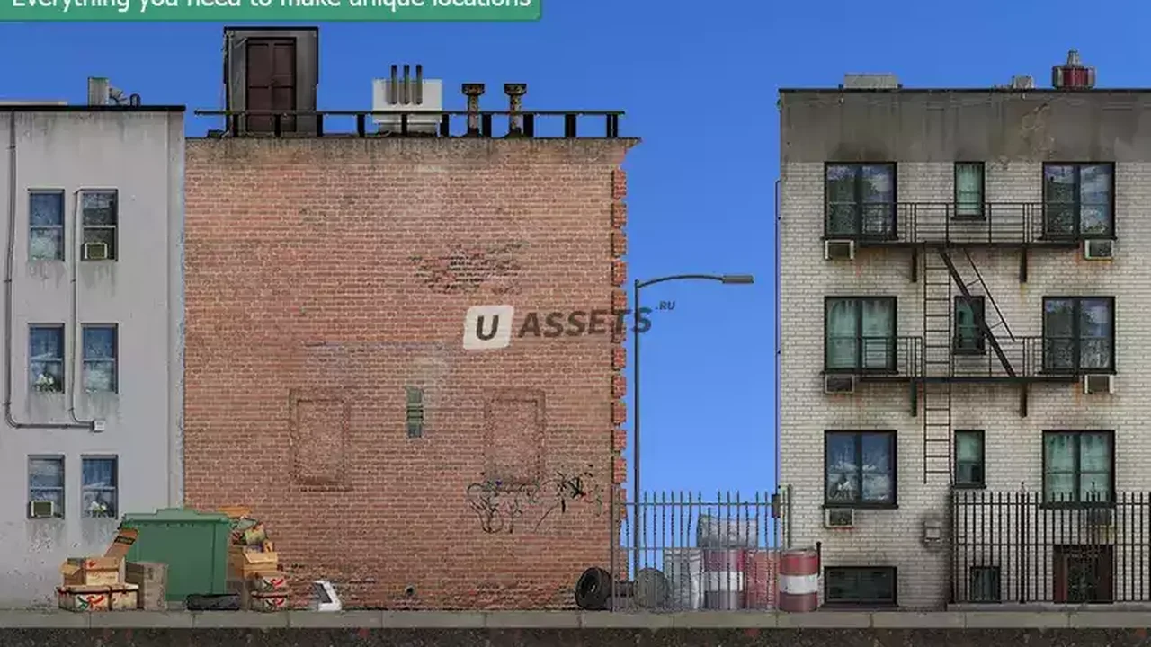 2D Realistic City. Mega Pack