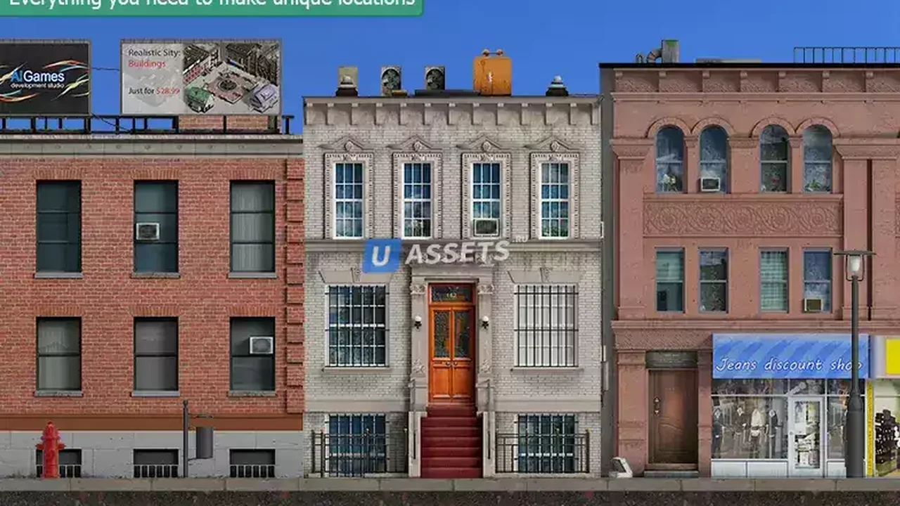 2D Realistic City. Mega Pack