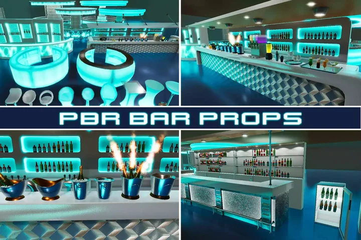 PBR Bar Props