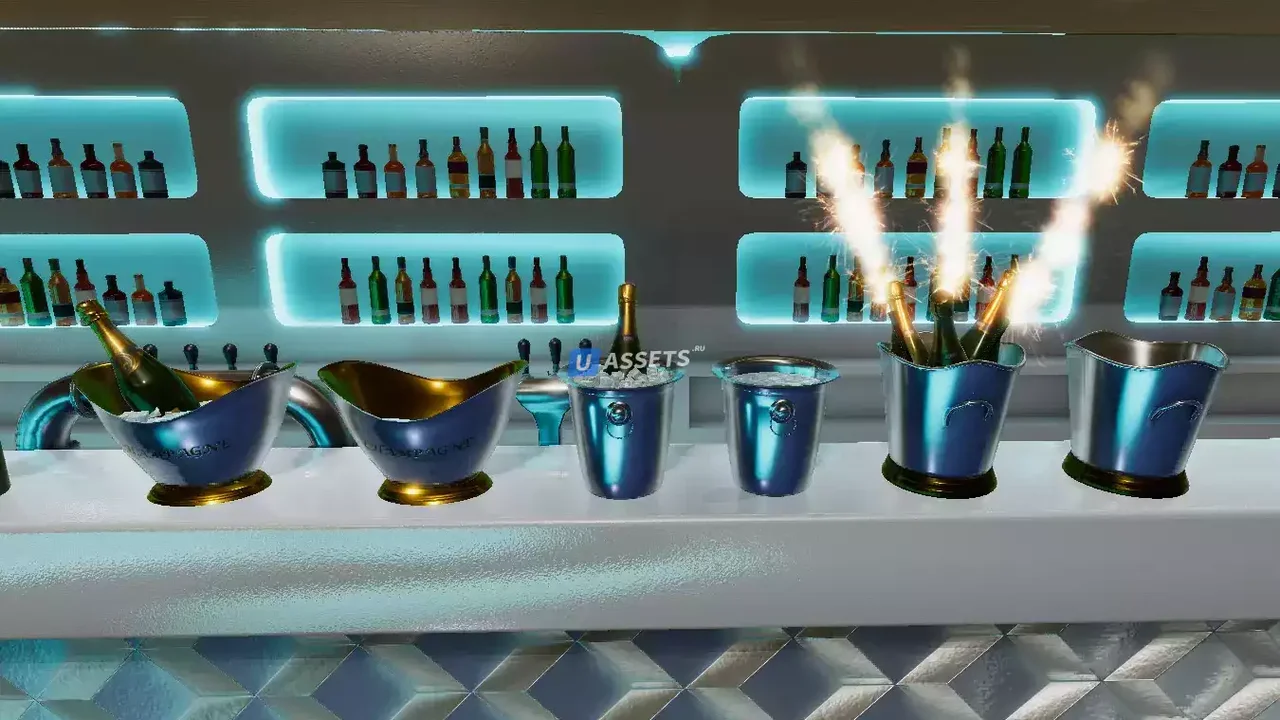 PBR Bar Props