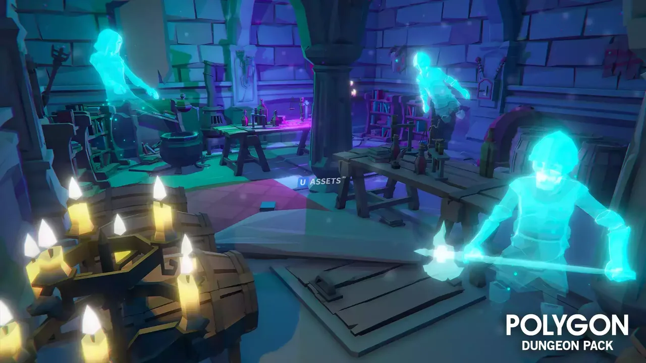 POLYGON Dungeons - Low Poly 3D Art by Synty