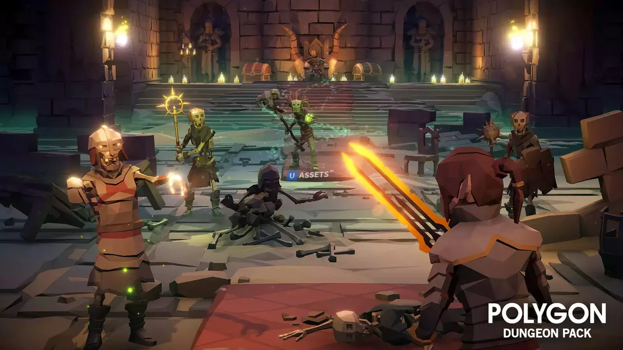 POLYGON Dungeons - Low Poly 3D Art by Synty