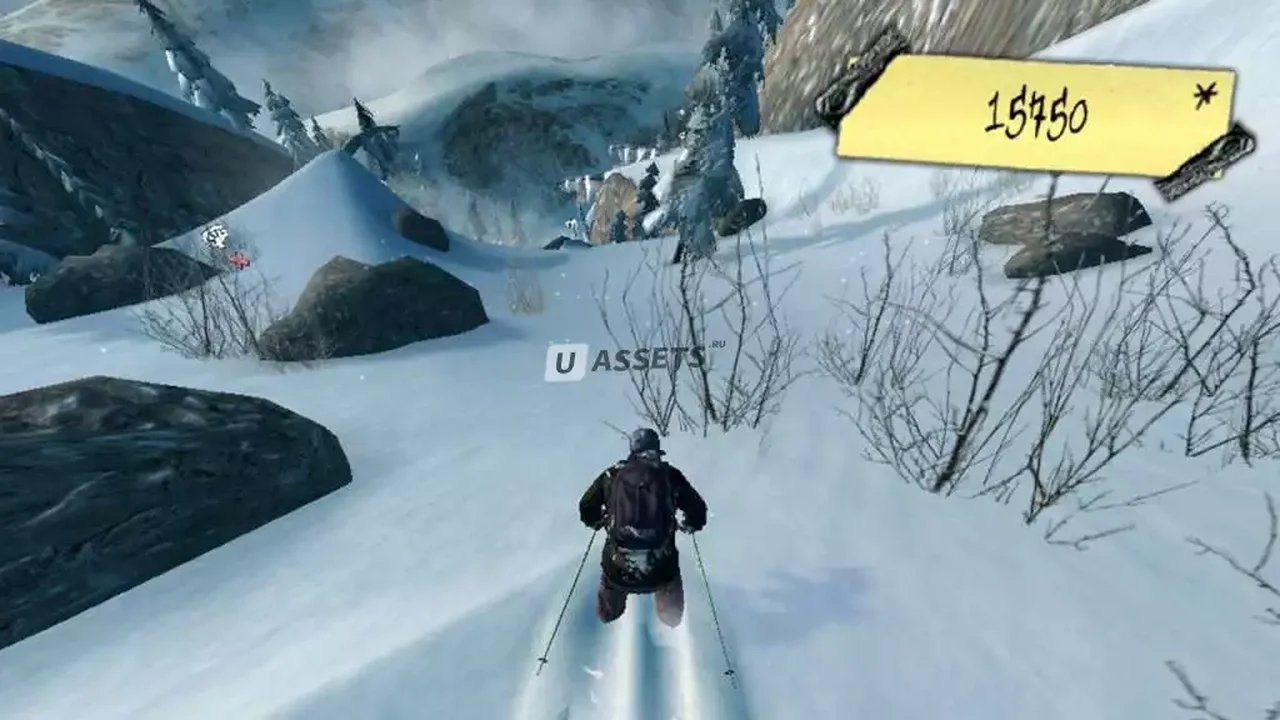 Mobile Ski Game with Tilt Controls