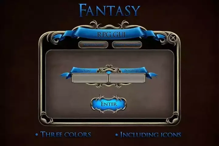 Fantasy RPG User Interface