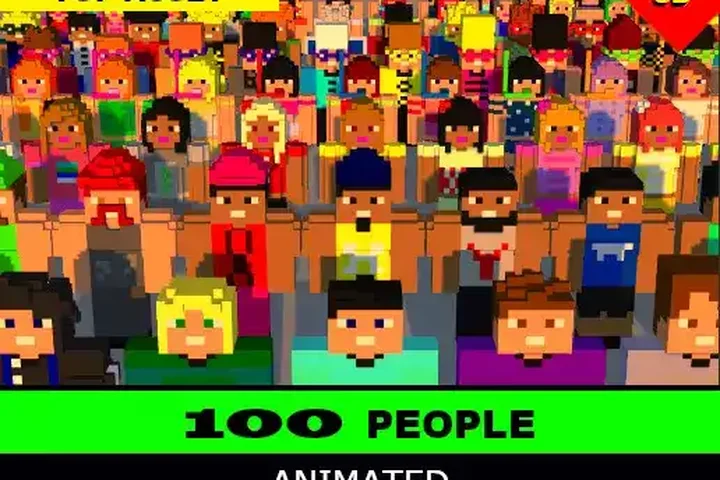 100 People - Animated Characters Pack