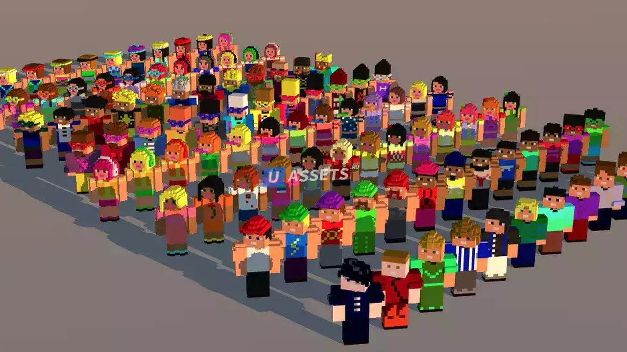 100 People - Animated Characters Pack