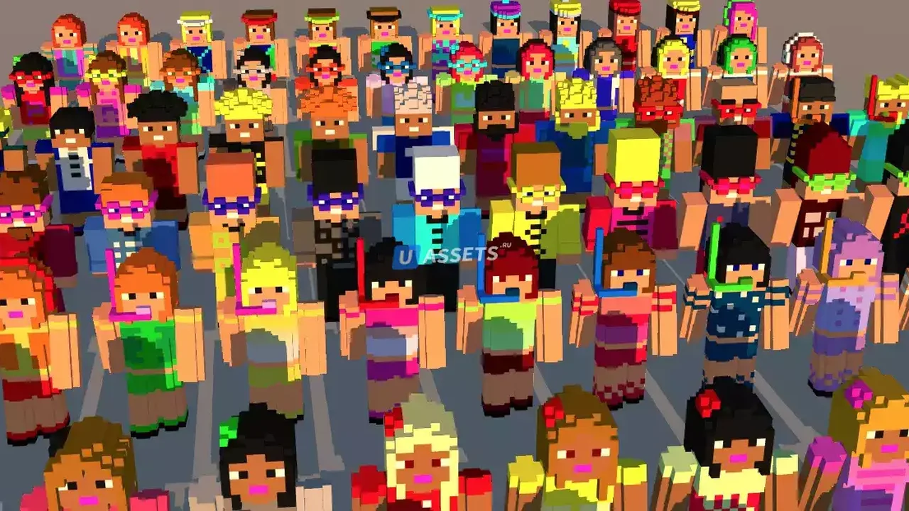 100 People - Animated Characters Pack