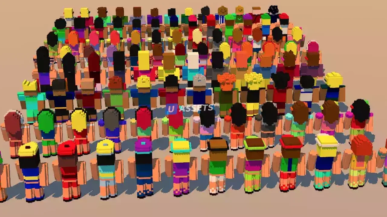 100 People - Animated Characters Pack