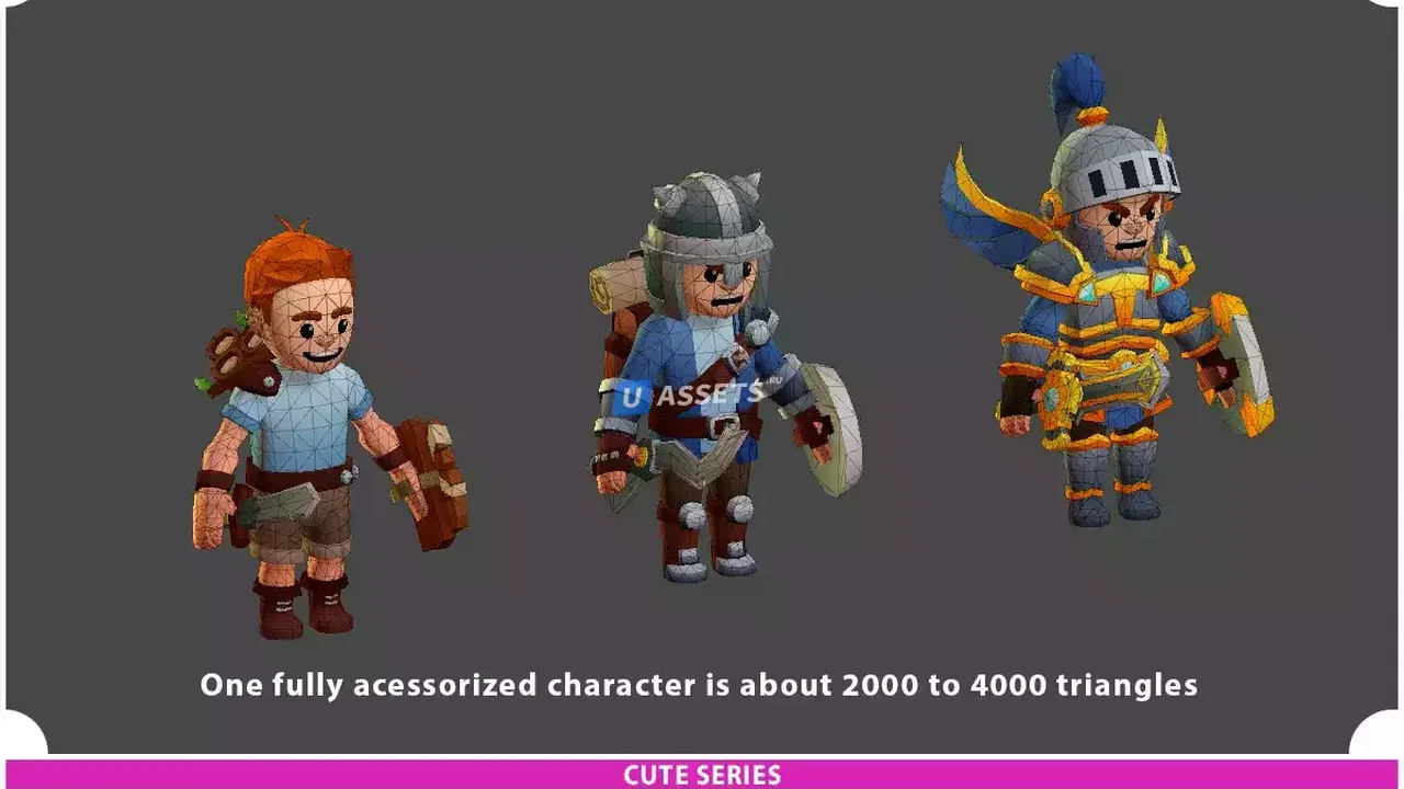 Male Knight Modular Pack 01 Cute Series