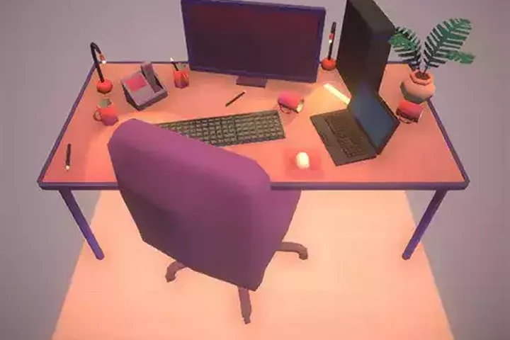 Low Poly Desk