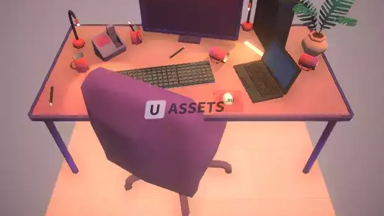 Low Poly Desk
