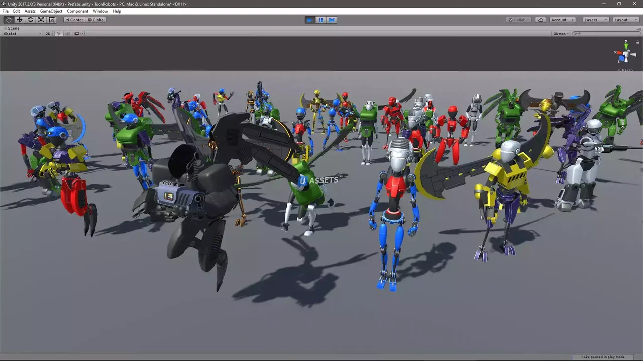 Toon robots