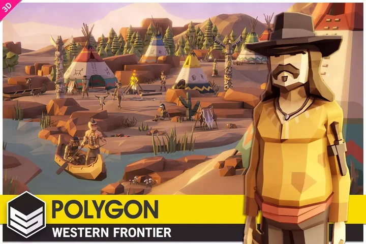 POLYGON Western Frontier - Low Poly 3D Art by Synty
