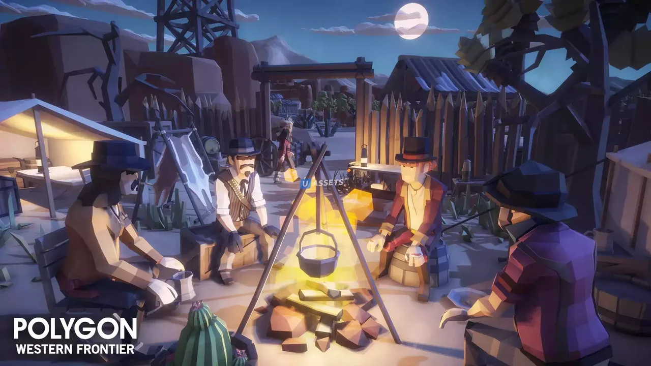 POLYGON Western Frontier - Low Poly 3D Art by Synty
