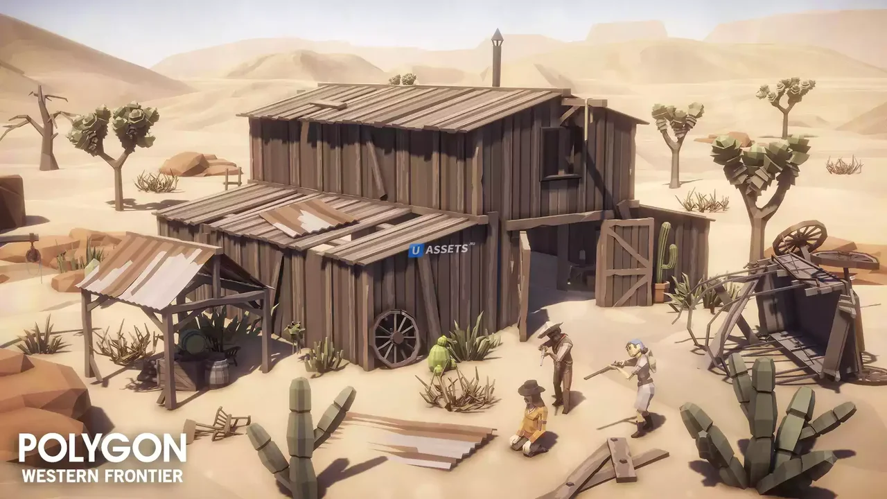 POLYGON Western Frontier - Low Poly 3D Art by Synty