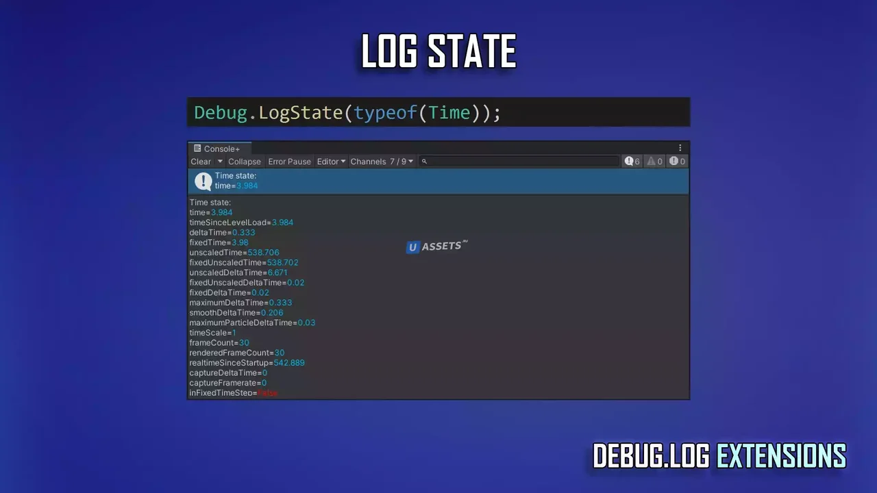 Debug.Log Extensions