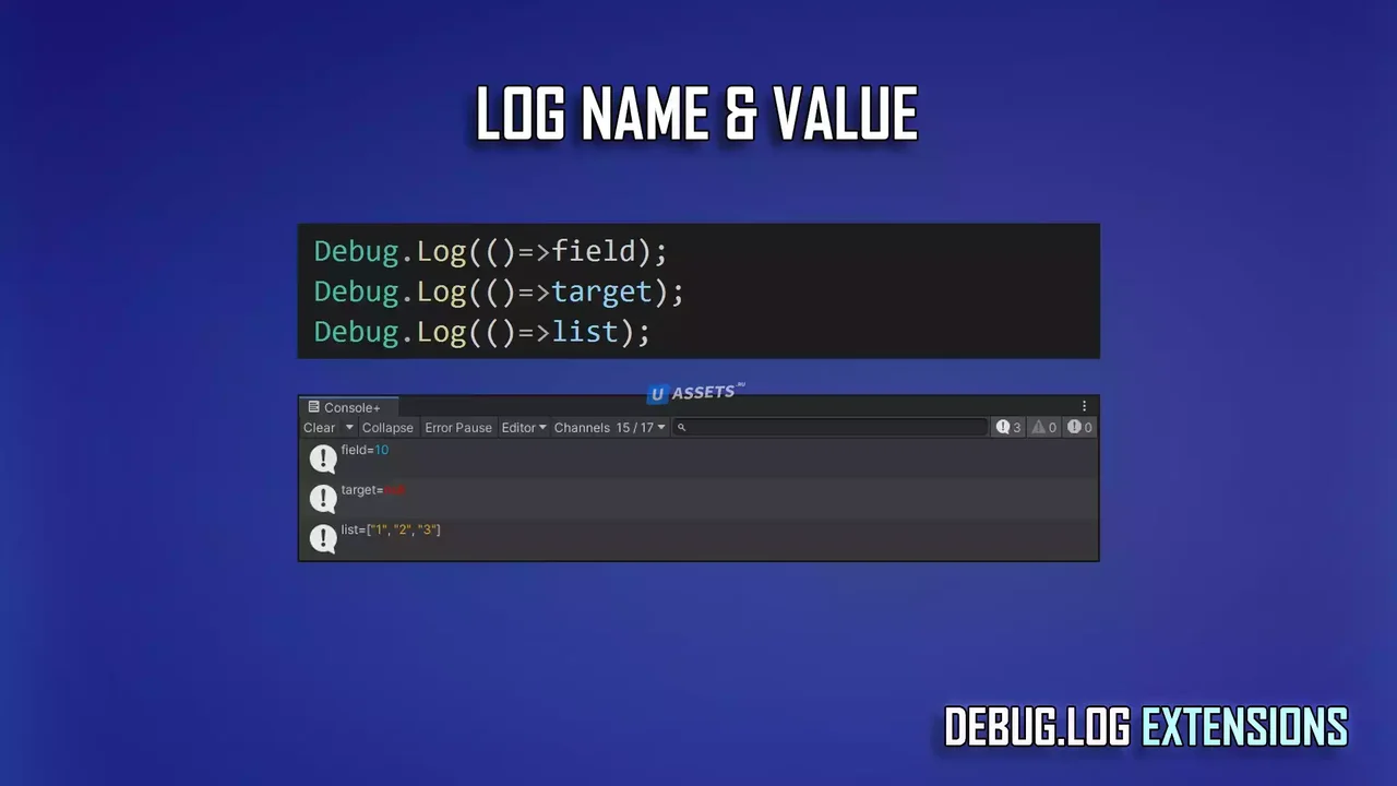 Debug.Log Extensions