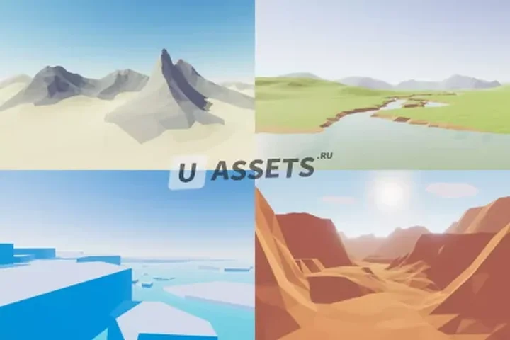 Low Poly Modular Terrain Pack
