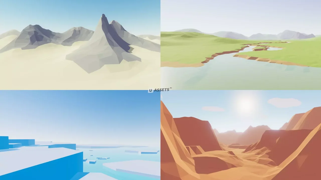 Low Poly Modular Terrain Pack