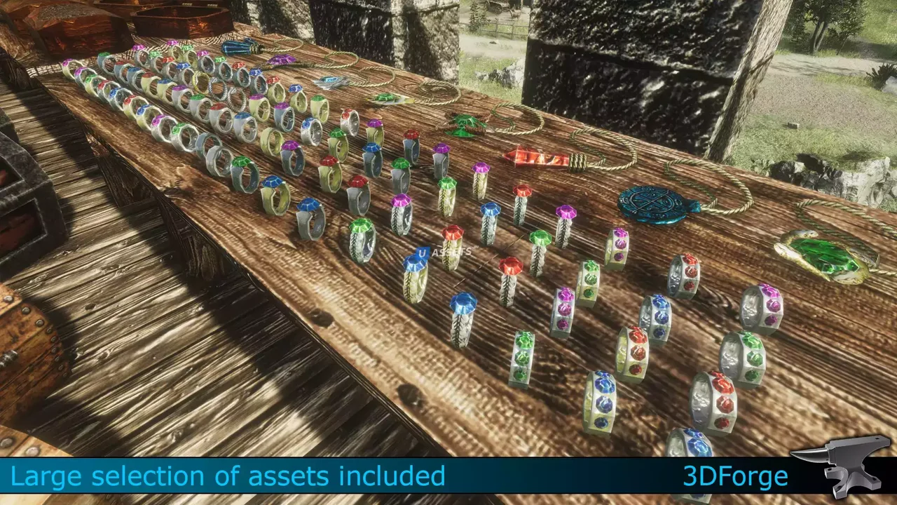 Fantasy Treasure Loot Kit