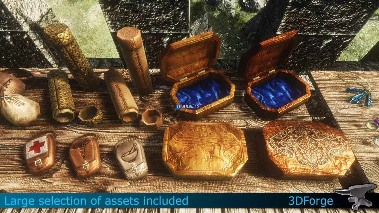 Fantasy Treasure Loot Kit