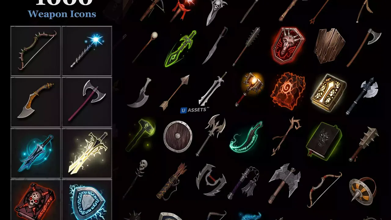 4000 Fantasy Icons