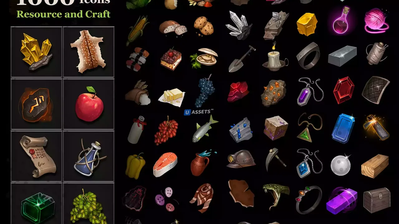 4000 Fantasy Icons