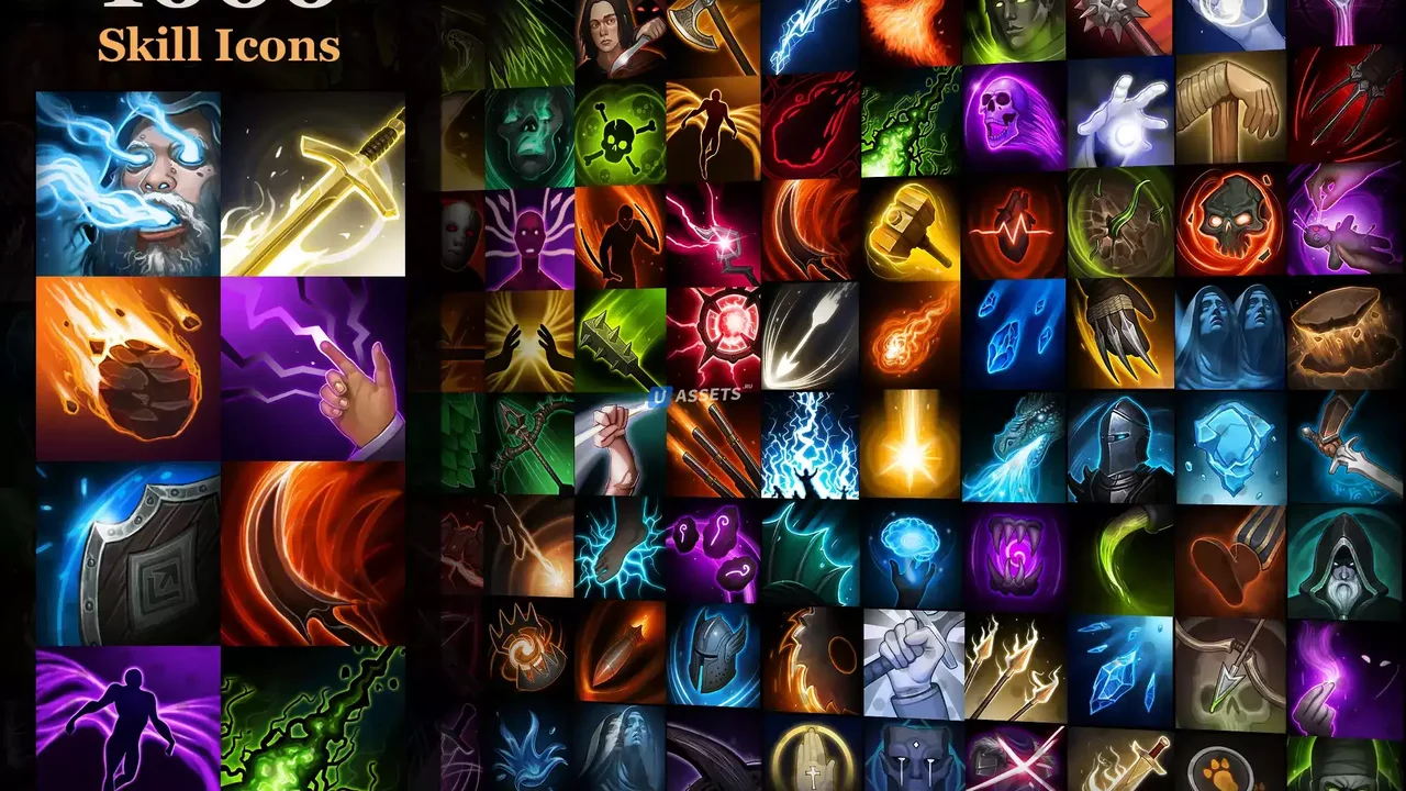 4000 Fantasy Icons