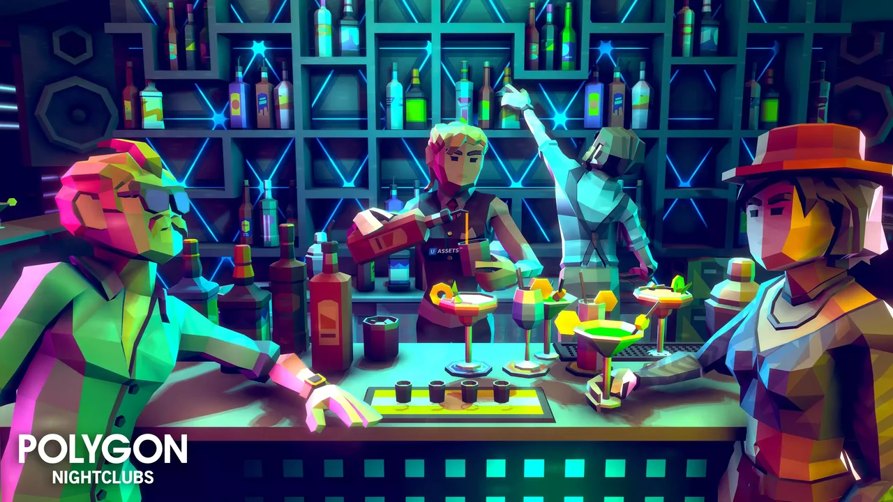 POLYGON Nightclubs - Low Poly 3D Art by Synty