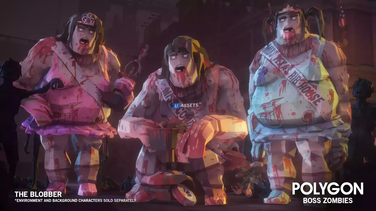 POLYGON Boss Zombies - Low Poly 3D Art by Synty