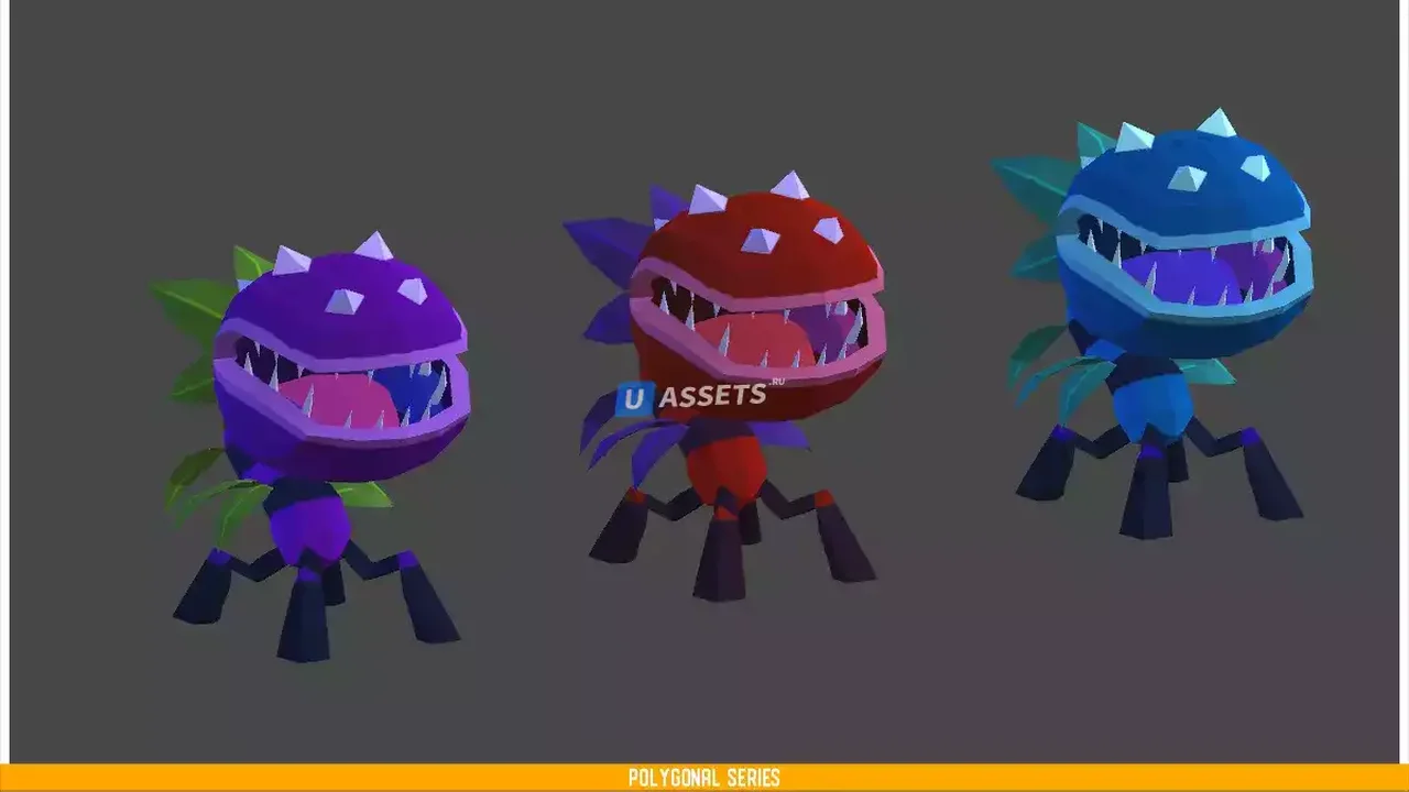Polygonal Creatures Pack 2