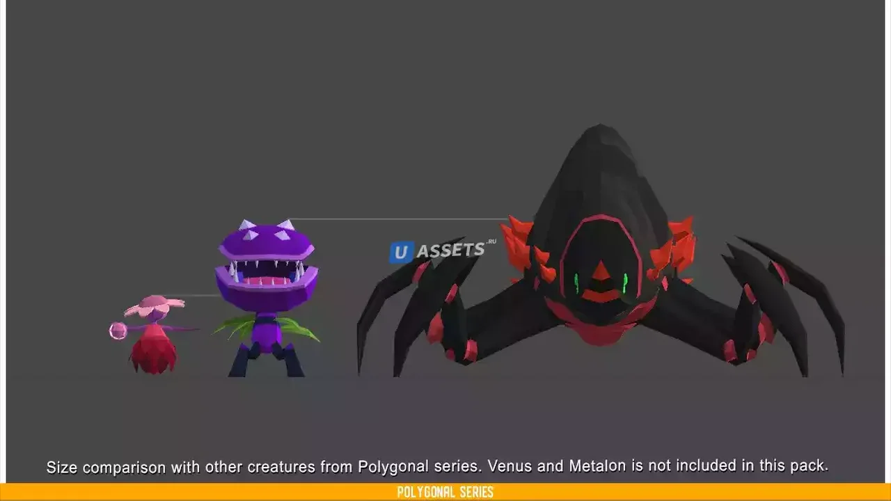 Polygonal Creatures Pack 2
