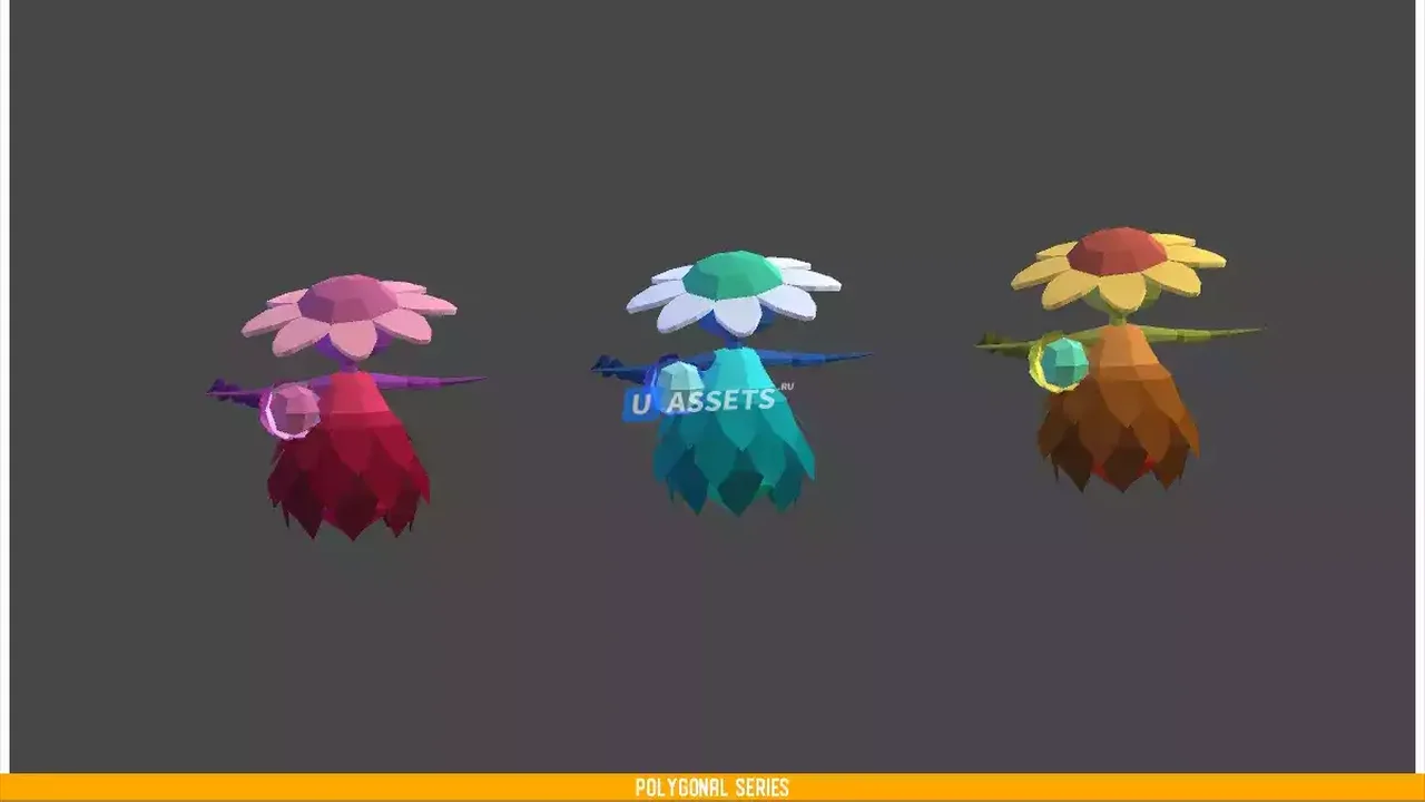 Polygonal Creatures Pack 2