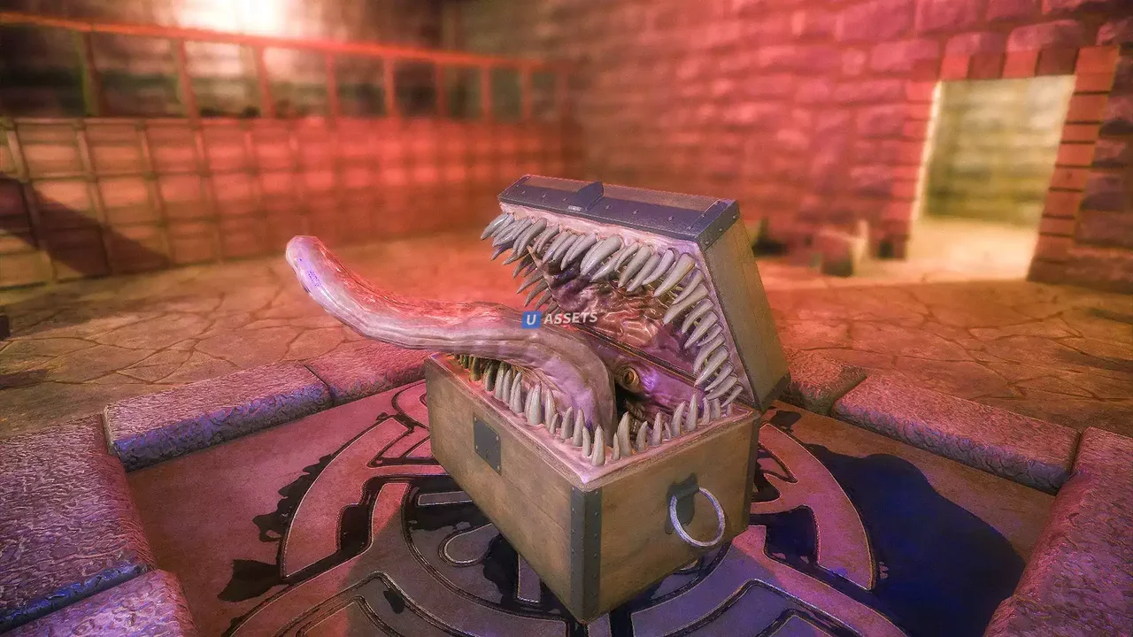 Mimic Chests (And regular chests with gold and gems too!) - Fantasy RPG