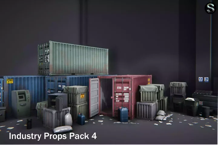 Industry Props Pack 4