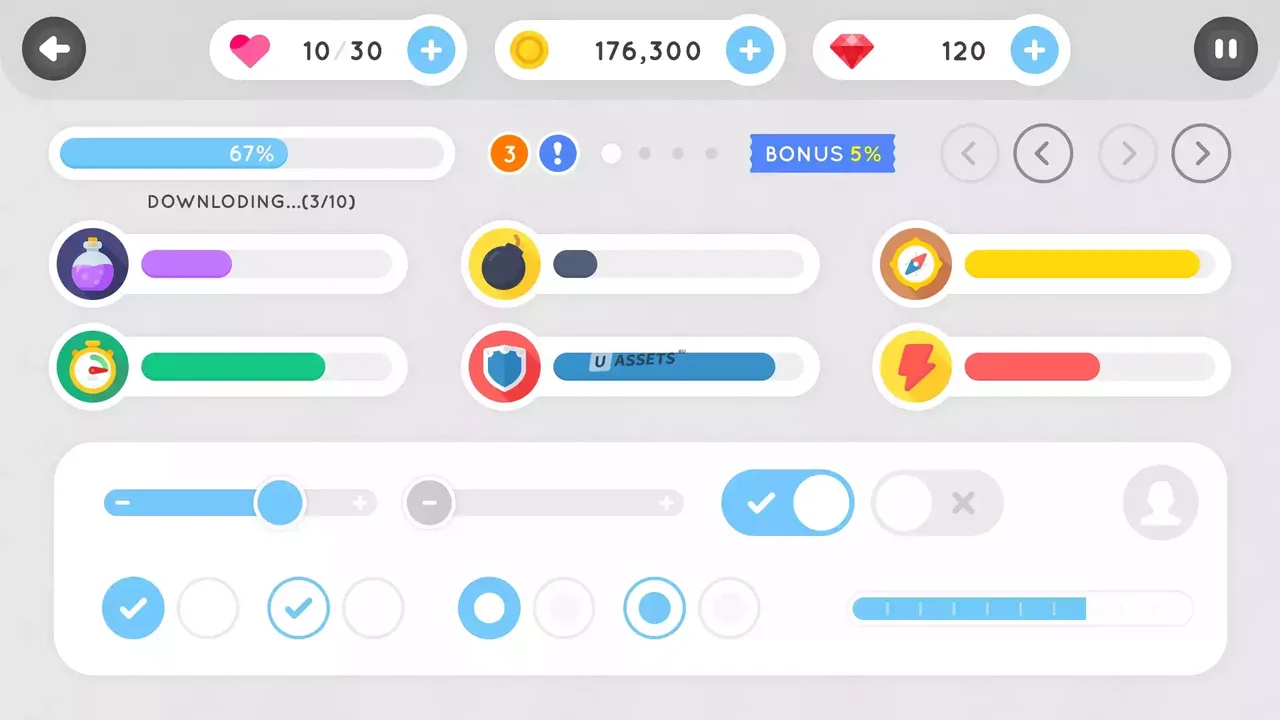 GUI Kit - Simple Round