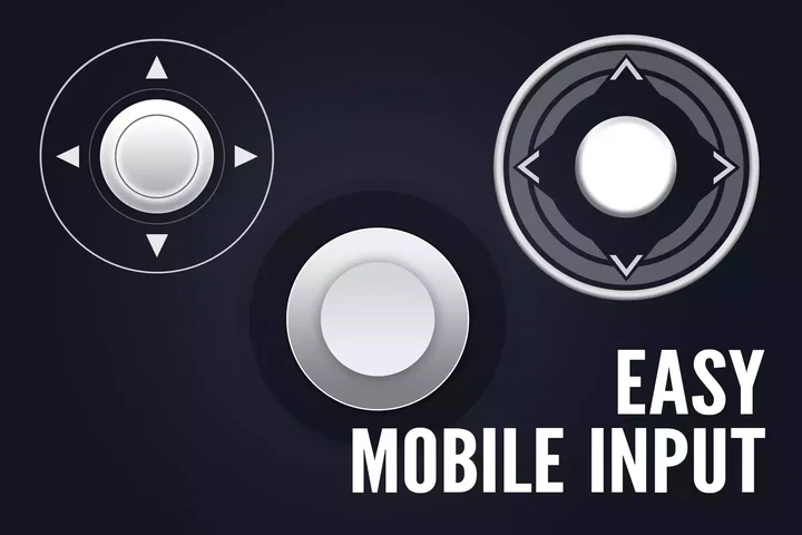 Easy mobile input | 10 Joystick images