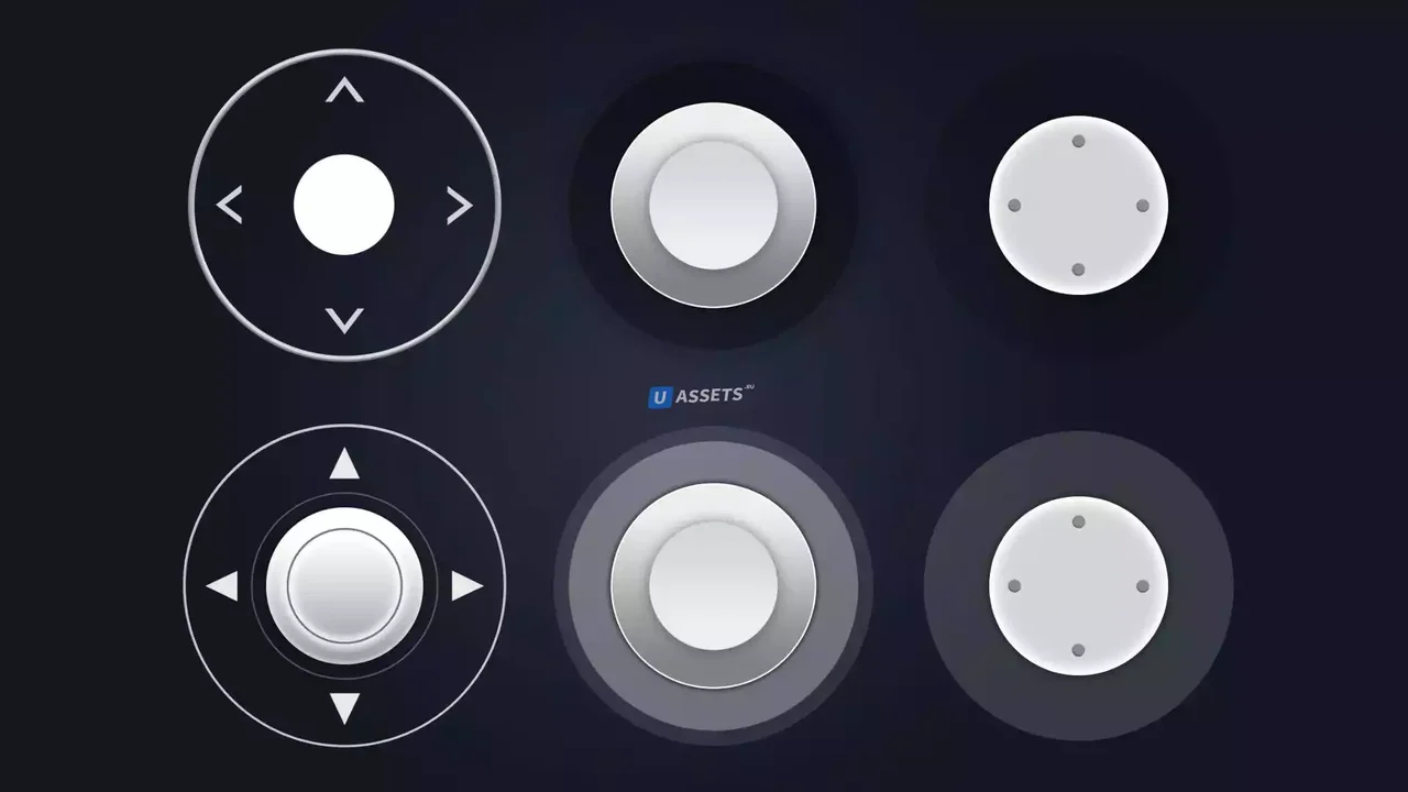 Easy mobile input | 10 Joystick images