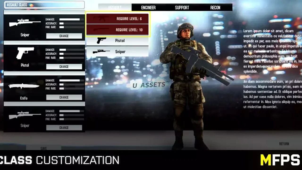 MFPS Class Customization