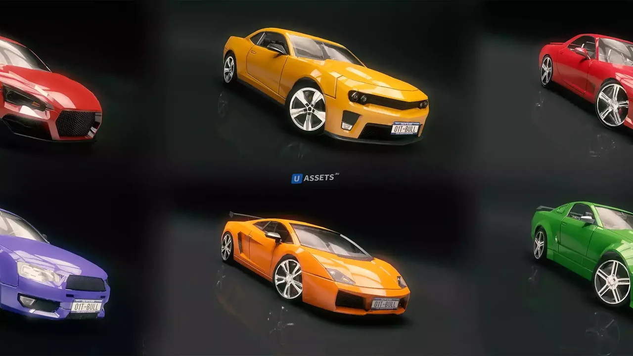 60 Fantastic Race Cars Pack