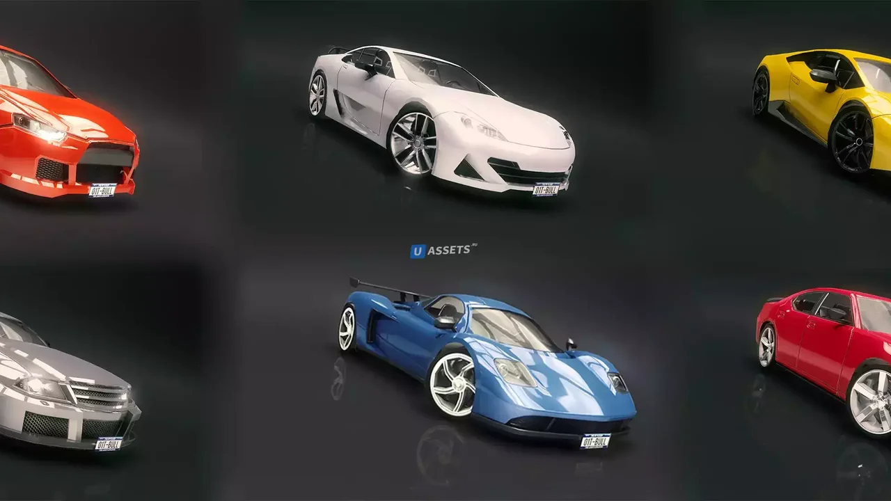 60 Fantastic Race Cars Pack