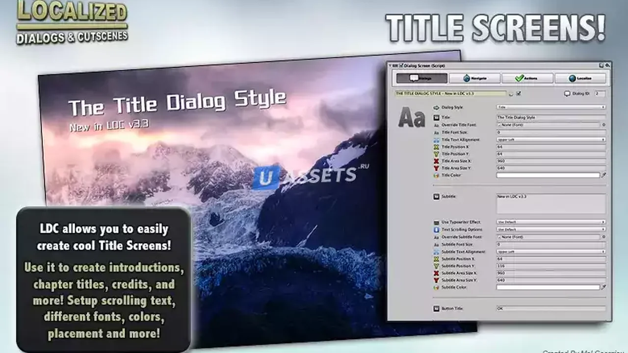 Localized Dialogs & Cutscenes (LDC)