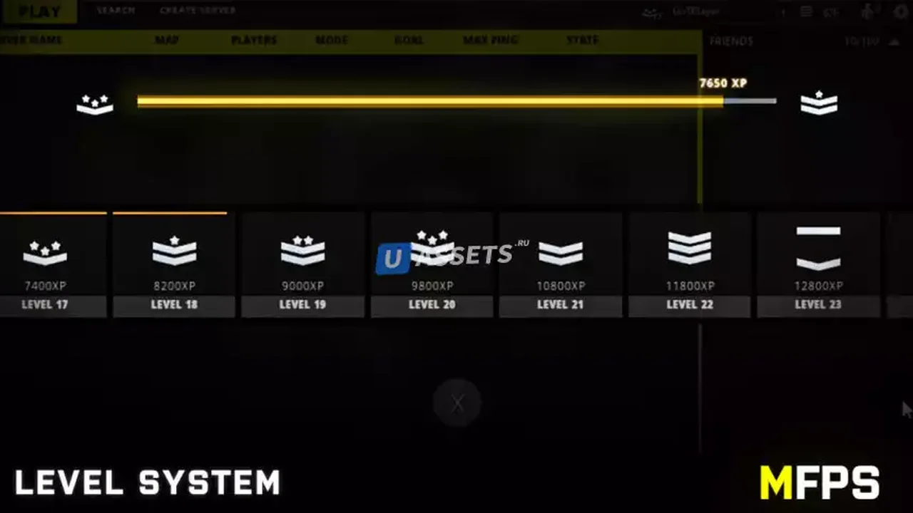 MFPS Level System
