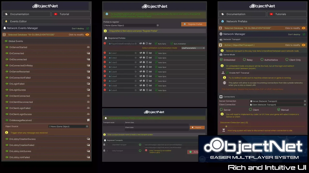 ObjectNet - Easier Multiplayer System