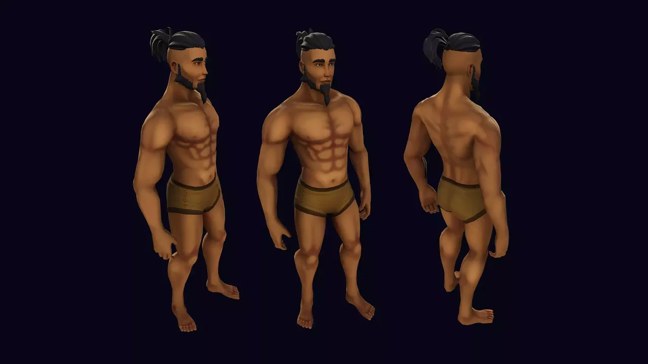 Modular Character - Fantasy RPG Human Male